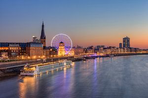 Düsseldorf Blick zur Altstadt