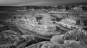 Dead Horse Point in Black and White by Henk Meijer Photography
