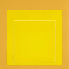 Josef Albers - Homage to the Square, yellow, High Resolution by Vivanne