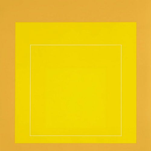 Josef Albers - Hommage au carré, jaune, haute résolution