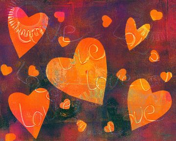 Love hearts by Karen Kaspar