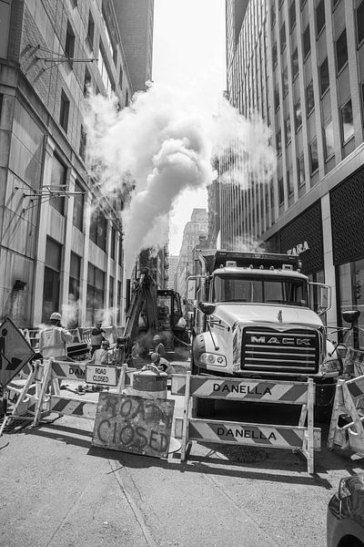 Travailleurs de rue de New York | Tirage d'art | Noir et blanc | Photographie de rue par Mascha Boot