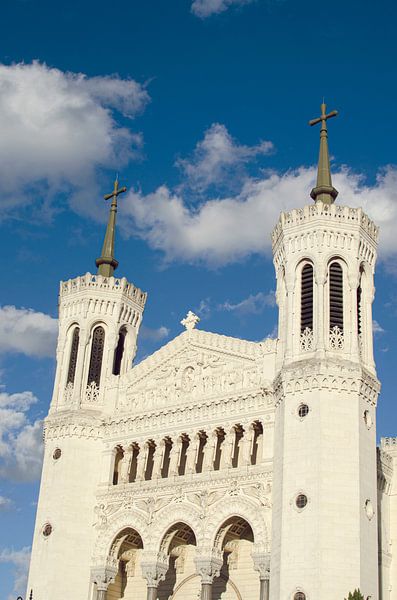 Fourviere Basilica on a Sunny Day - Lyon Photography by Carolina Reina Photography