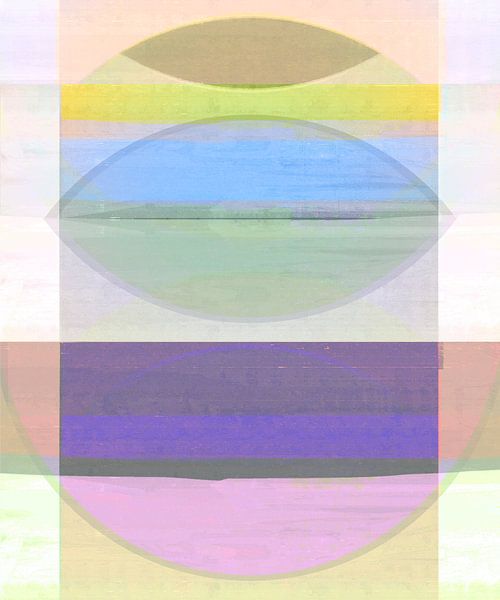 Meditation mit Japanischen Geometrie Formen von FRESH Fine Art