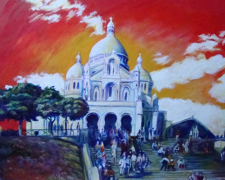 Sacre-Coeur,Paris by henry de haan