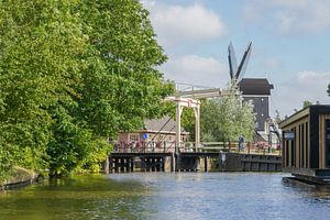 Morspoortbrücke und Mühle „De Put“