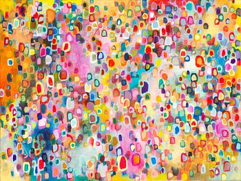 Améthyste - peinture abstraite colorée