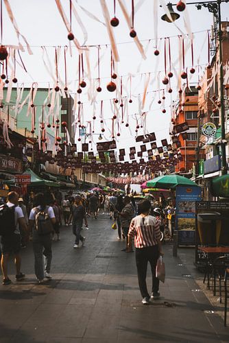 Les rues animées de Bangkok : une symphonie urbaine dynamique