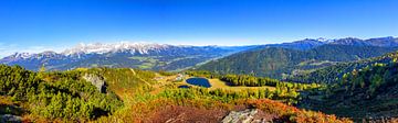 Herfstpanorama op de Reiteralm van Christa Kramer