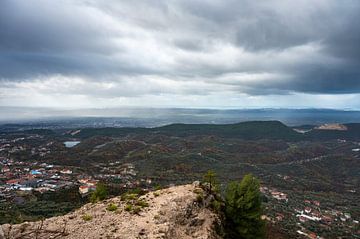 Kruja mountains in Albania by Werner Lerooy