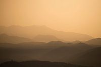 Zonsopkomst in de bergen van Andalusia