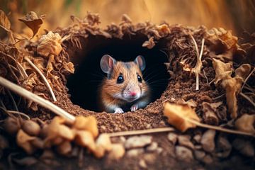 L'incroyable histoire de la souris du désert sur Vlindertuin Art