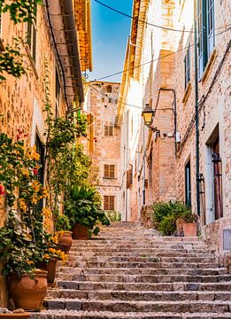 Idyllisches Dorf Fornalutx auf Mallorca, Spanien Balearische Inseln von Alex Winter