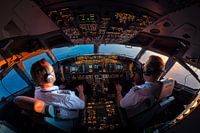 Cockpit sunset