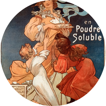 Chocolate Ideal - Alphonse Mucha