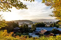 Coucher de soleil à Kyoto, Japon par Mickéle Godderis Aperçu