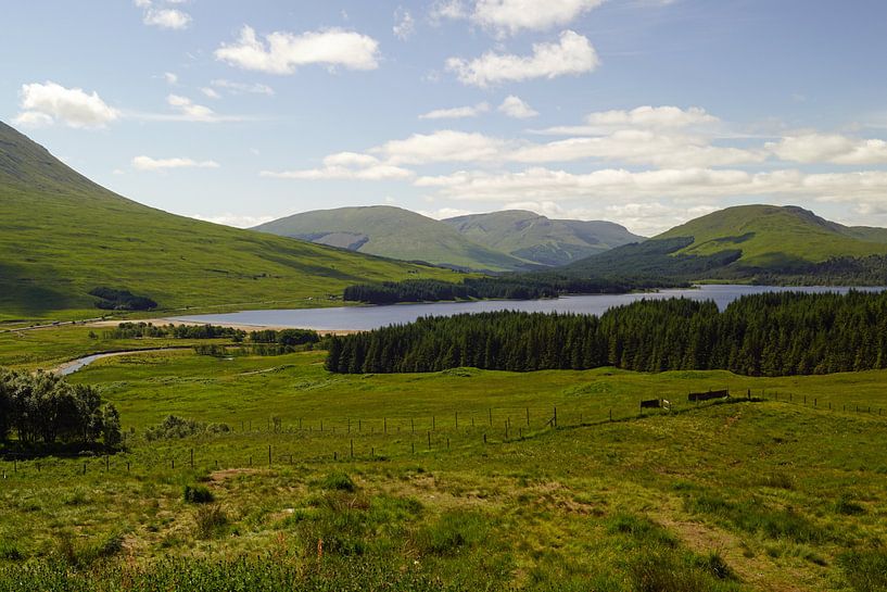 Landscape in Glen Coe in Scotland. by Babetts Bildergalerie