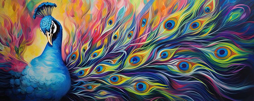 Vogel: Pfau von Blickfänger Gemälde