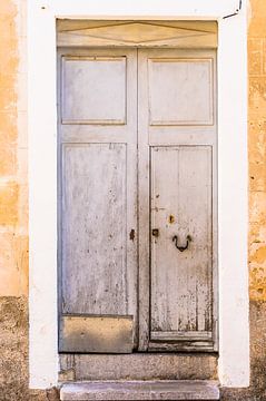 Vintage old wooden front door background by Alex Winter