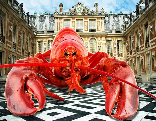 Nature morte d'un homard à Versailles