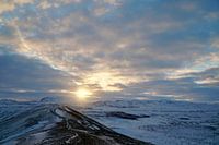 Zonsopkomst boven IJsland