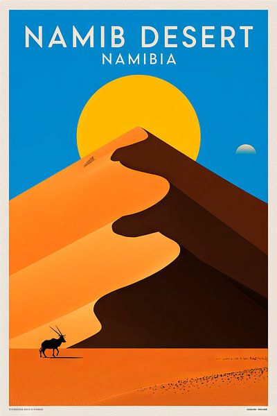 City: No specific city named Country: Namibia by Poster Art Shop