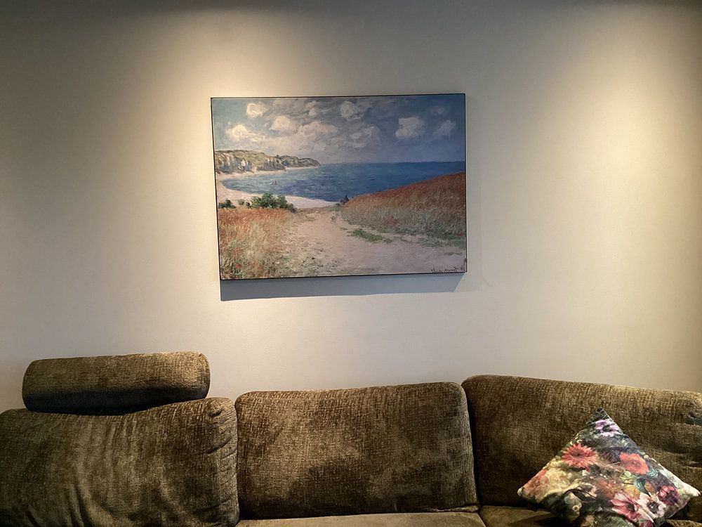 Weg in den Weizenfeldern von Pourville, Claude Monet 