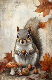 Autumn friends (2) by Brigitta Meijer