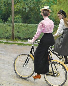 Cycling on a summer's day by Peter Balan