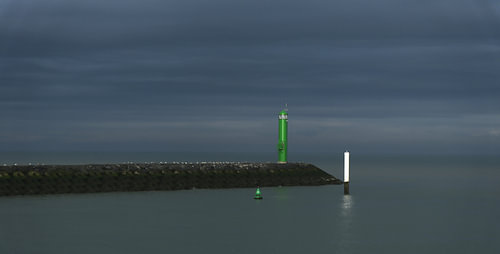 Minimalist coastal photography in Blankenberge