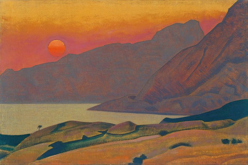 Nicholas Roerich - Monhegan, Maine (1922) van Peter Balan