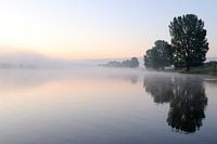 Silent morning at the Meuse
