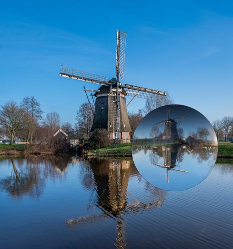 Mill in crystal ball