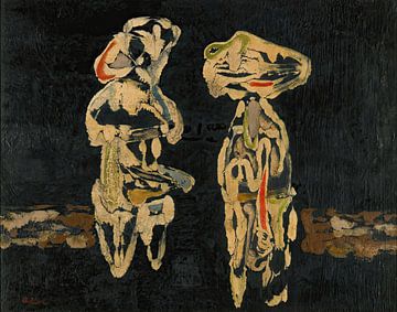 Jankel Adler - Figures (circa 1946-49