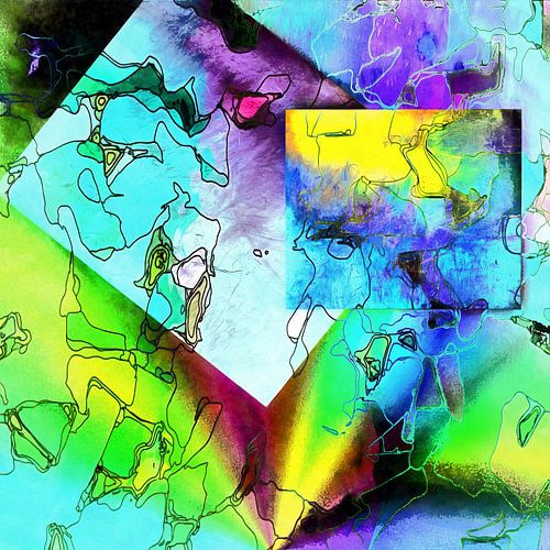 Vormen In Abstracte Meandering