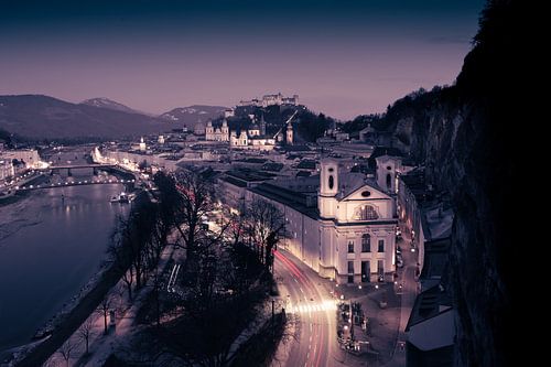 Lichtshows in de oude stad