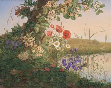 Fleurs dans une prairie, Christine Løvmand