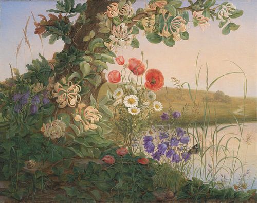Flowers in a meadow, Christine Løvmand