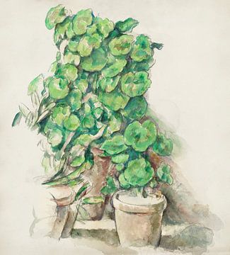 Cézanne, Geraniums (ca. 1888–1890) van Atelier Liesjes