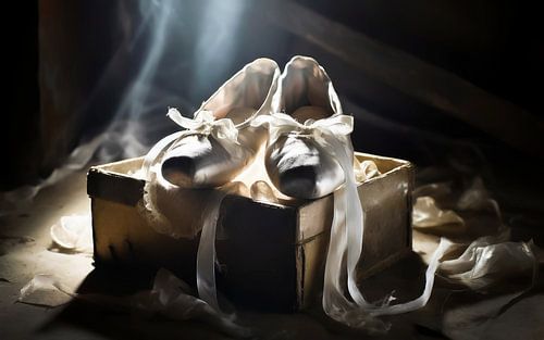 old ballet shoes by Jürgen Wiesler