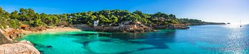 Île de Majorque, baie idyllique de la plage de Cala Gat