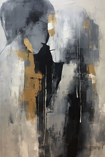 Painting Enchanted Encounter | Comfort me by Eye catching paintings