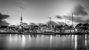 Coucher de soleil sur Alkmaar, Accijnstoren et Bierkade 01