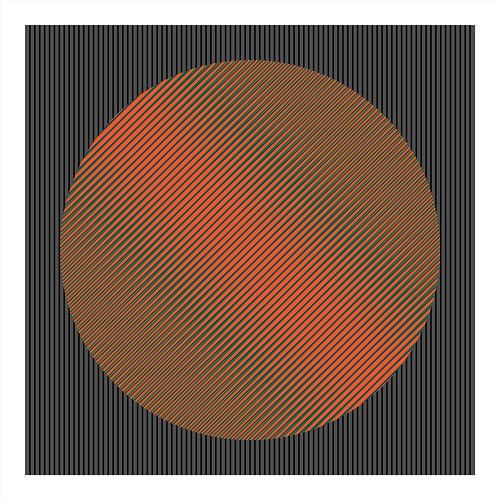 Optische gestreepte zon