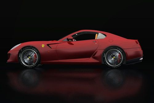 Ferrari 599 GTB Fiorano Zijaanzicht