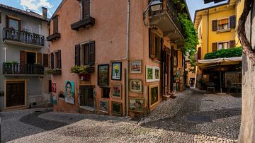 Rustic courtyard in Torri del Benaco on Lake Garda by Rene Siebring