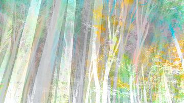 Magisch bos pastelschilderen van FRESH Fine Art