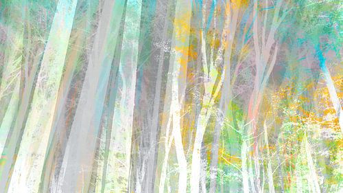 Magisch bos pastelschilderen