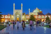 Moskee van de sjah in Isfahan van Jeroen Kleiberg thumbnail