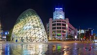 Panorama de la Blob et de la tour lumineuse d'Eindhoven